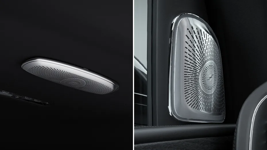 تصویر رسمی Burmester High-End 3D از آپشنهای قابل سفارش GLS 450 4MATIC مدل ۲۰۲۶
