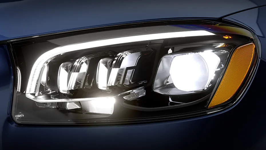 تصویر رسمی چراغ Advanced LED در فهرست تجهیزات GLS 450 4MATIC مدل ۲۰۲۶